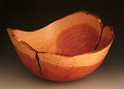 Cedar Heaven Bowl  Natural Edge Bowl, Cedar with Bark,  10.5" x 4.5", 07/2009